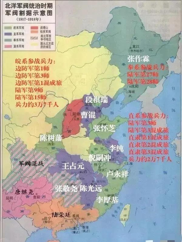 看看民国时期八十大势力一二把手都是谁?