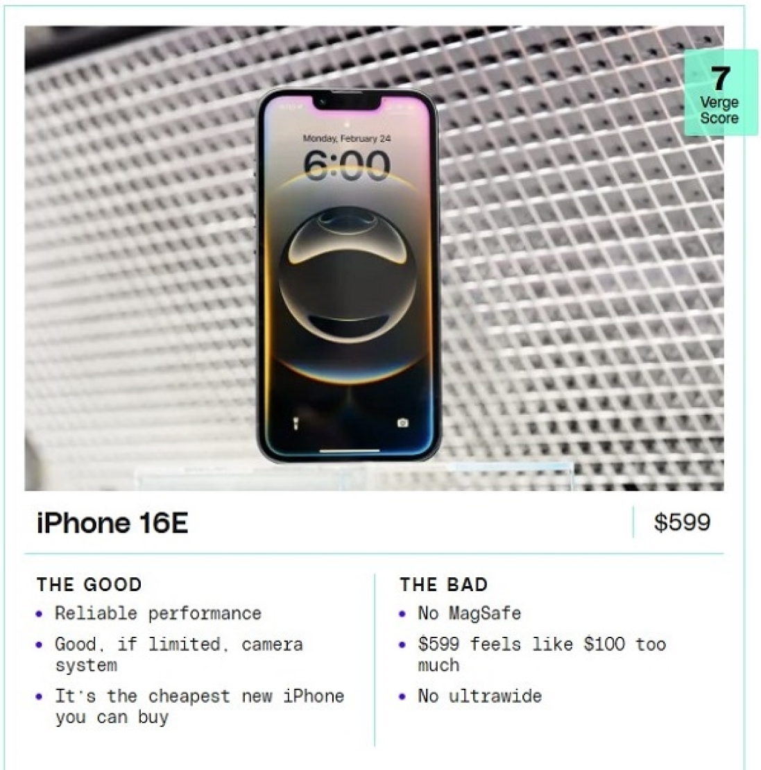 iPhone 16e实机评测出炉，跟6年前的iPhone XR差不多！
