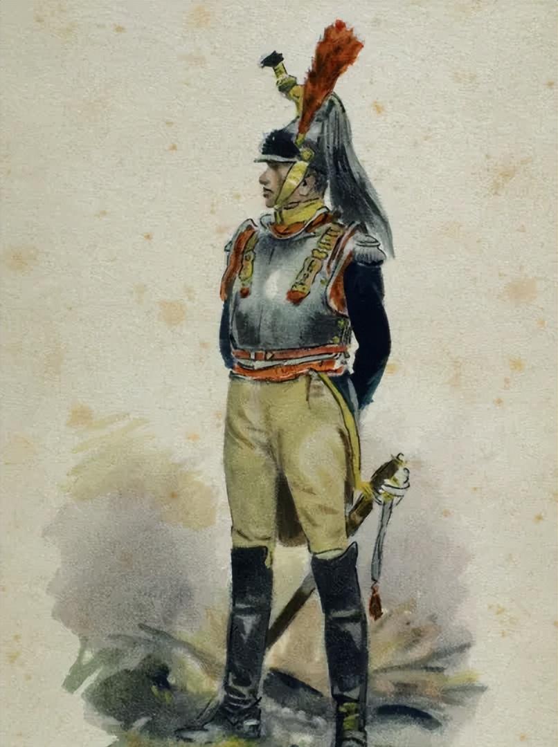 拿破仑时代遗物:滑铁卢战役法军阵亡士兵胸甲