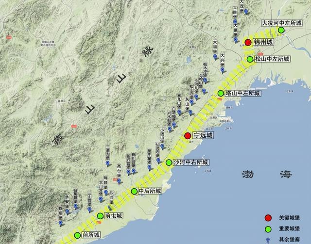 关宁锦防线的重要性:拿不下山海关,清军只能喝西北风