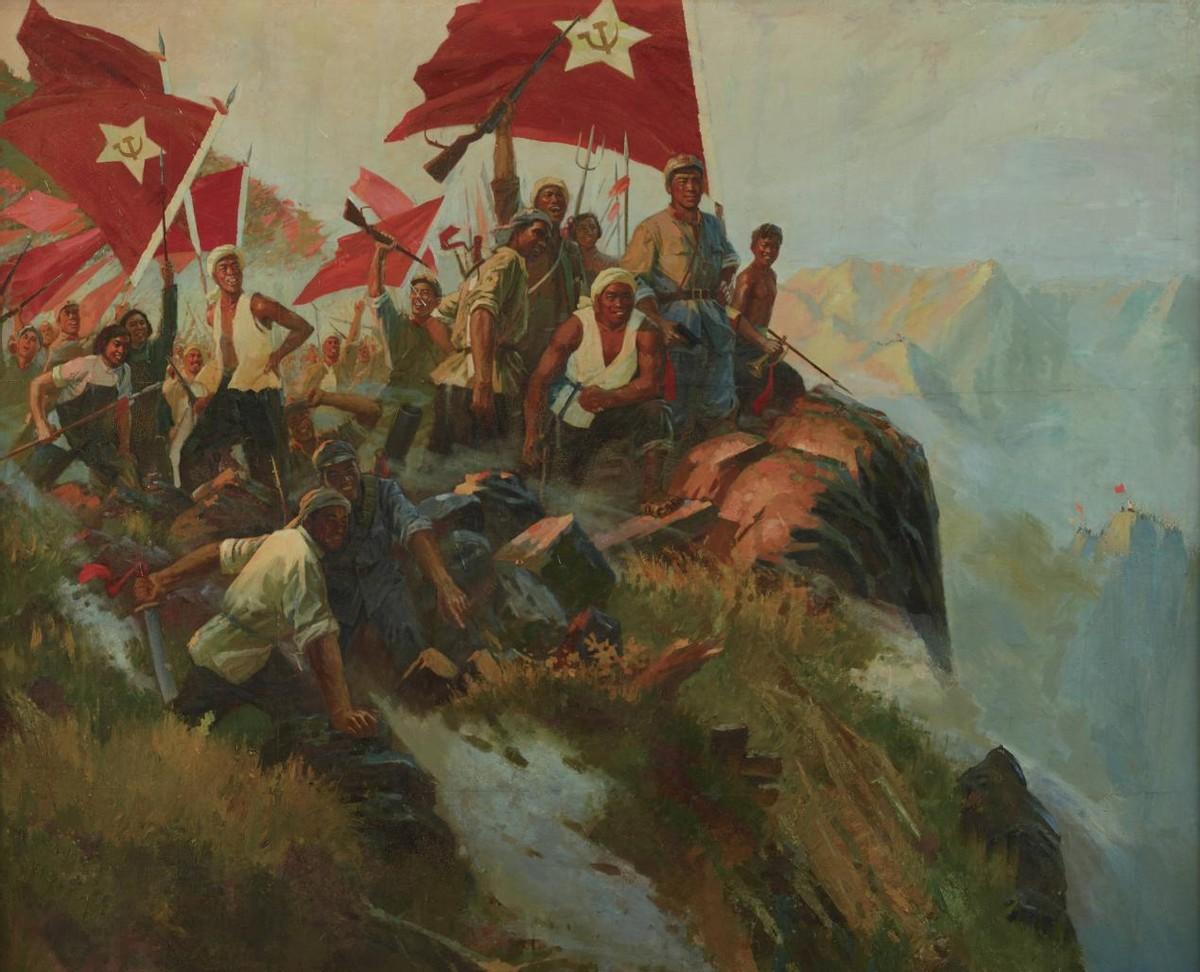 红军长征生死关,苗族小战士攀绝壁,胜利前夜陨落