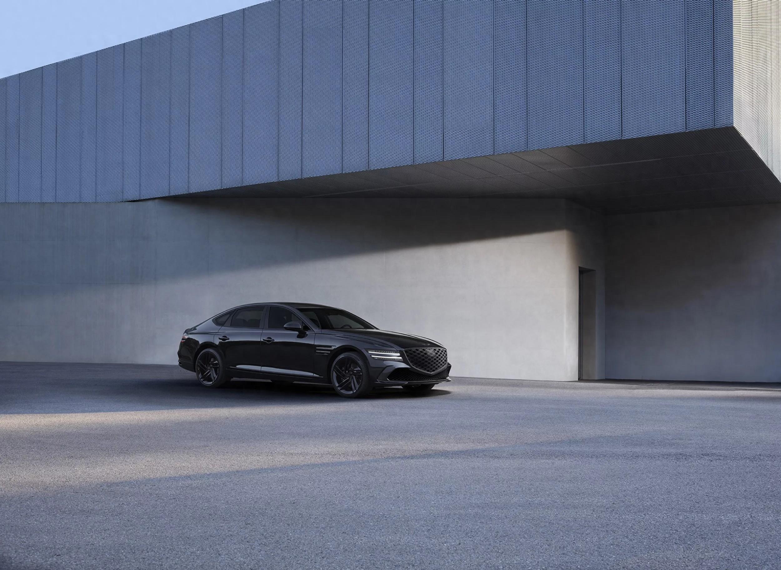 黑武士震撼降临:捷尼赛思g80黑色版,豪华与运动的极致融合