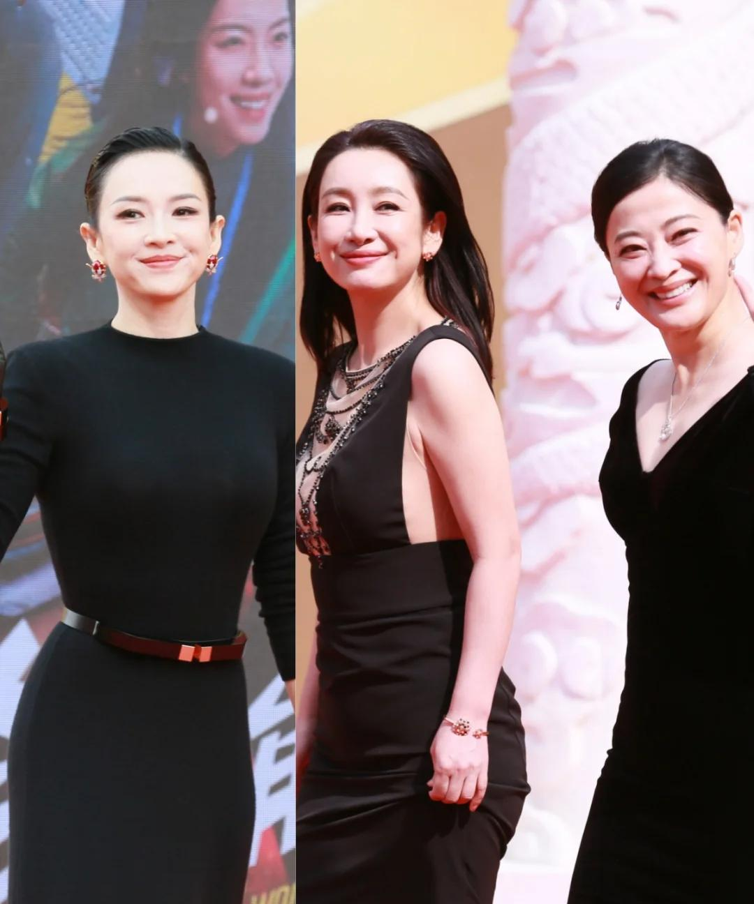 46岁章子怡坐轮椅现身,华表奖后台绊倒,还是老同学梅婷穿衣聪明