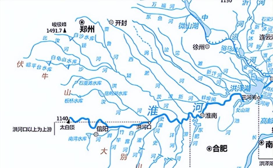 淮河,最悲惨的河流,有来处无去处,大名鼎鼎却后事无继