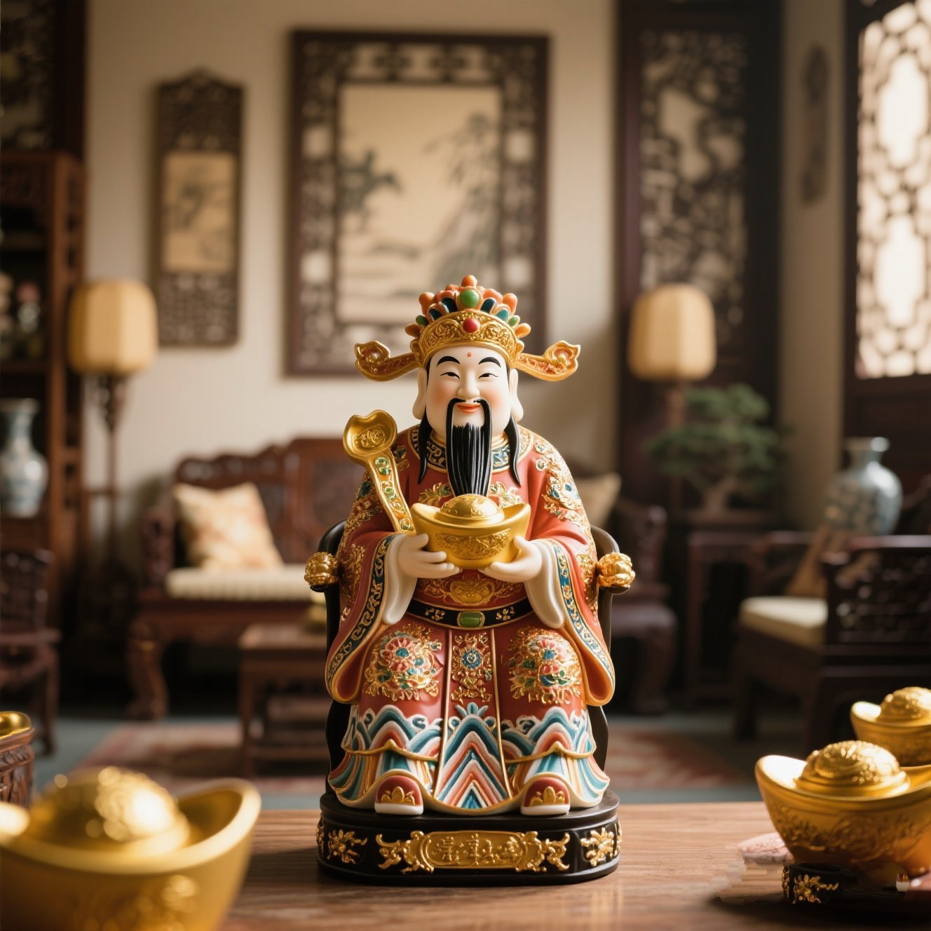 财神爷喜欢这3样东西,若家中摆放,财源滚滚