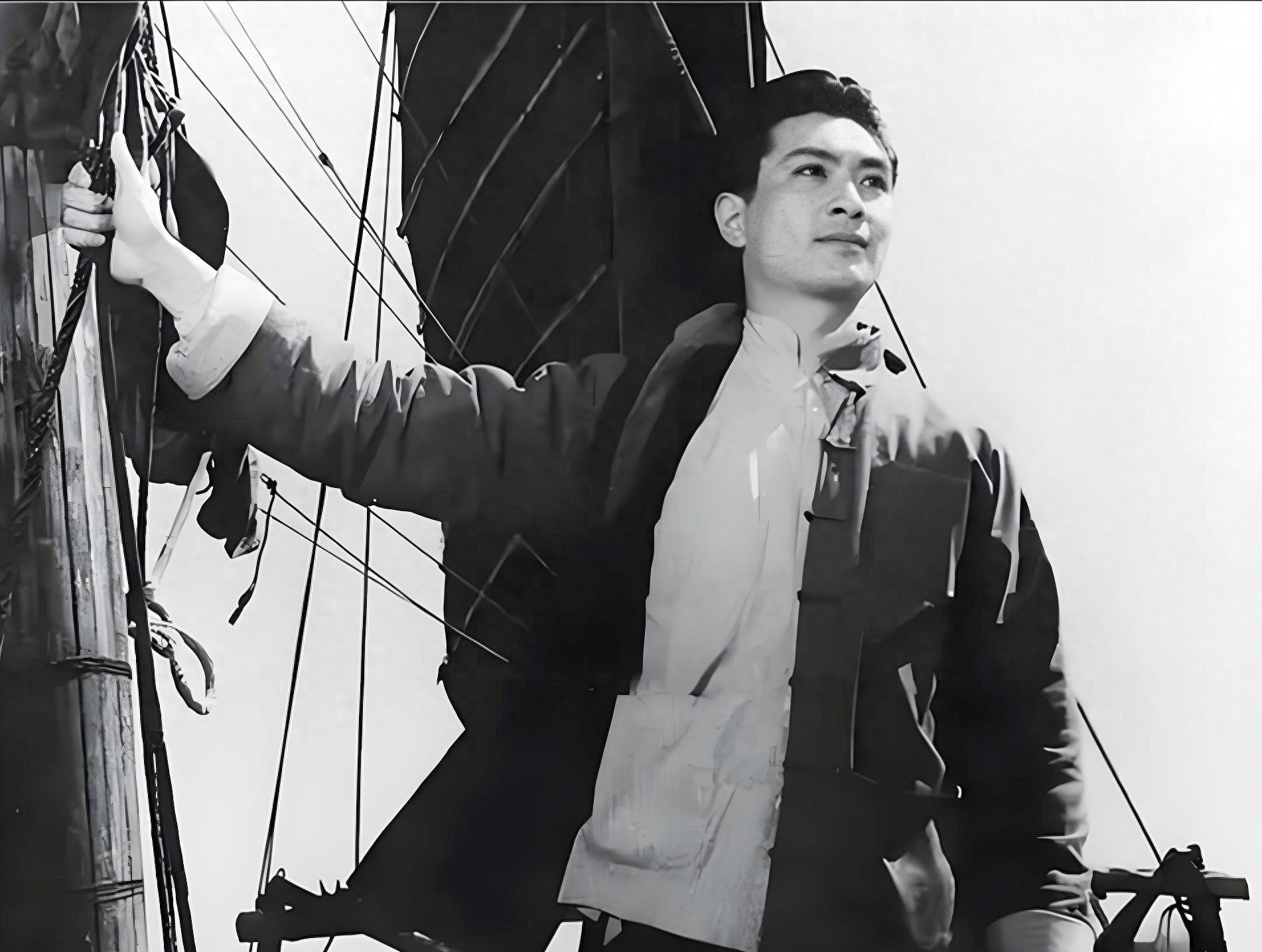 梁波罗的5张照片曝光!他的形象,气质不输孙道临,赵丹