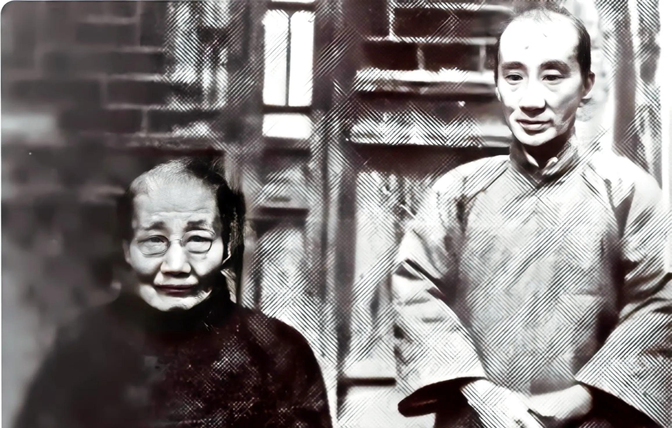 这是鲁迅元配朱安10张照,有全家福,母女照,婆媳照,守灵照