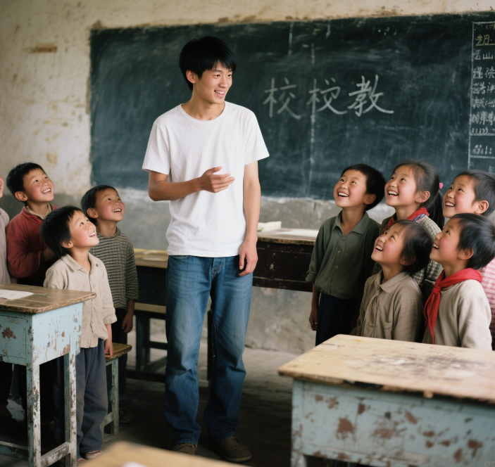 弟弟去贵州山区支教七年没消息,我决定去找他,到学校后我愣住了