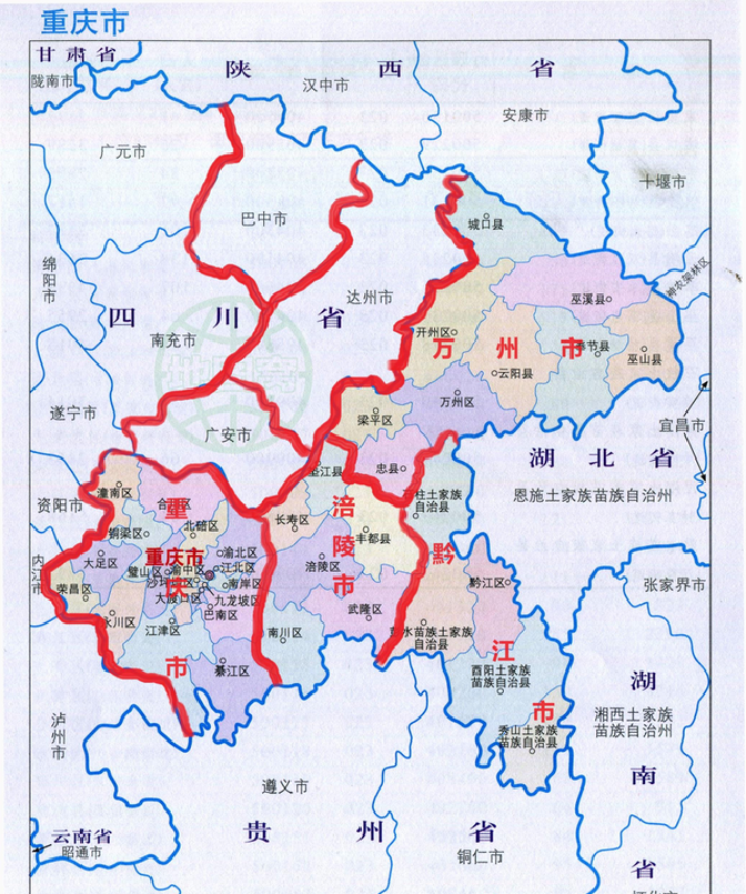 重庆与四川的区划变动,四川省的28个县,为何划入了重庆市?