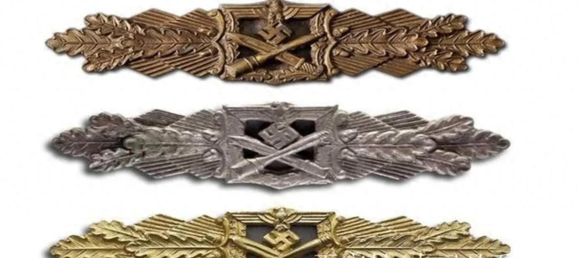 德国金质近战突击勋章,获得者各个日耳曼超人,死人堆里爬出来的