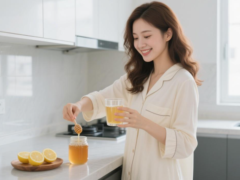 女子为了养颜美容,每天喝一杯蜂蜜水,一年后去体检结果让她愣住