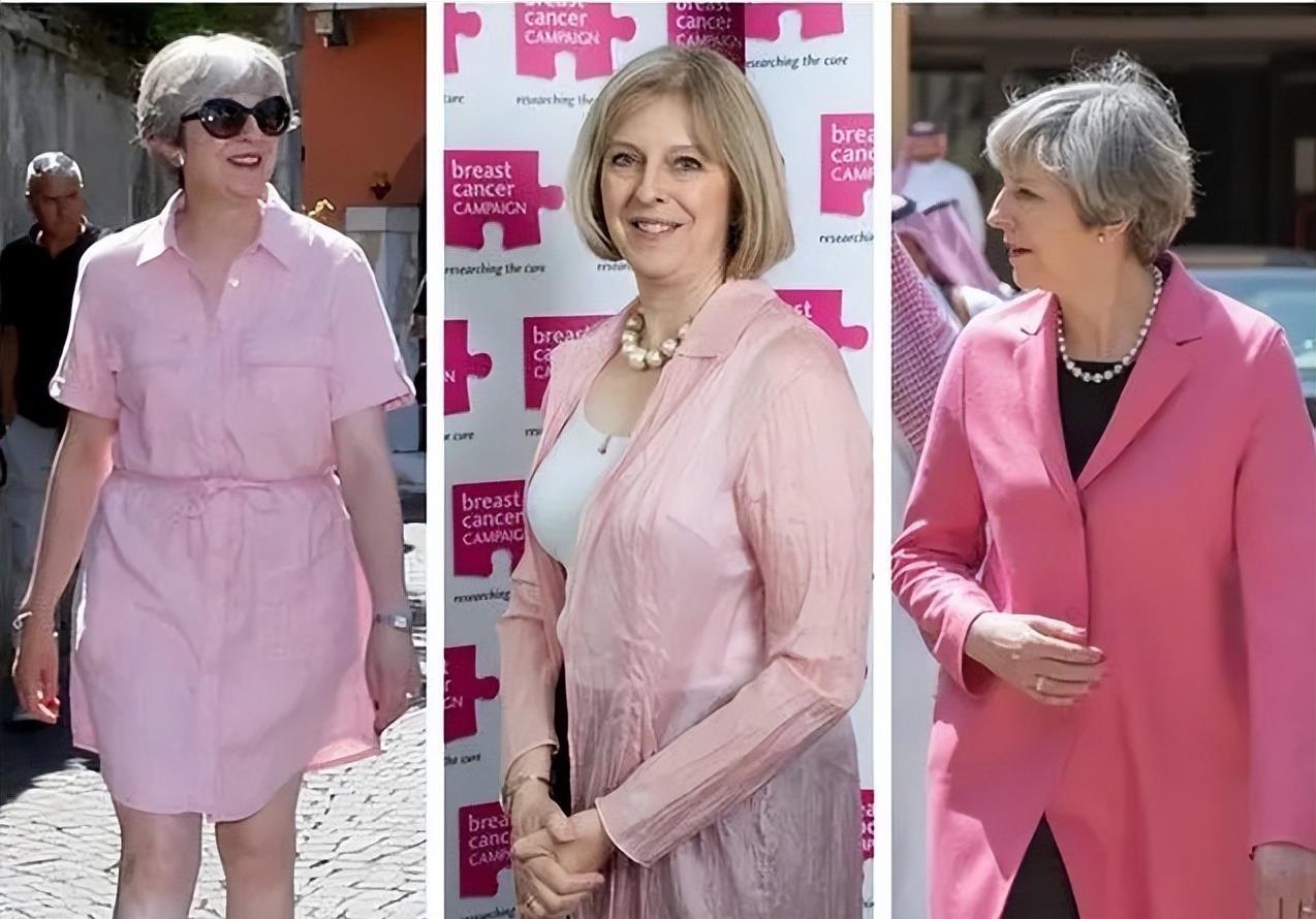 "英国首相梅姨"令人惊叹:银发自然不染,优雅得体不穿老年装