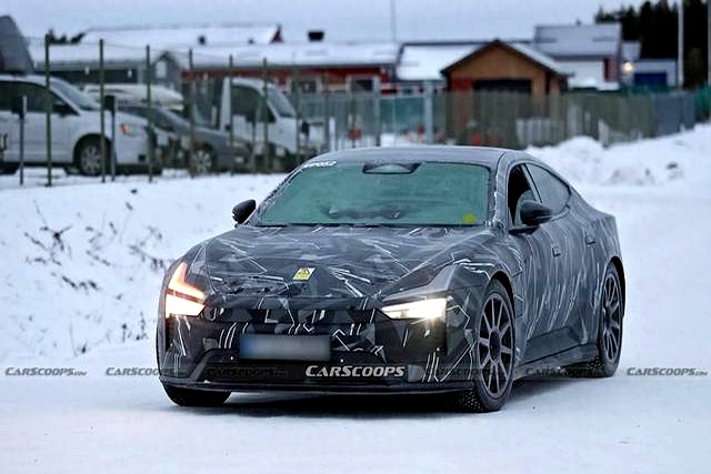Polestar 5新款谍照现身：或3秒内破百，直面保时捷Taycan