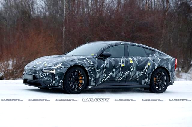 Polestar 5新款谍照现身：或3秒内破百，直面保时捷Taycan