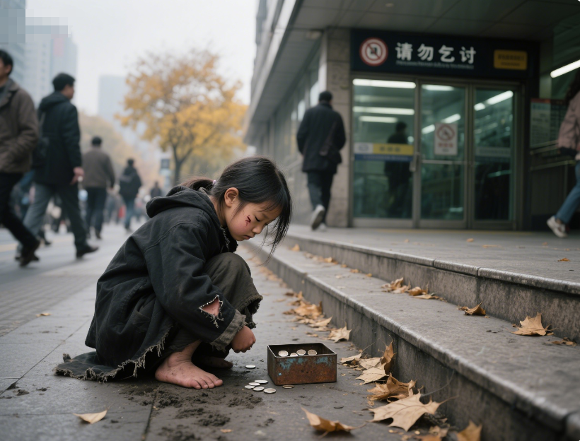 8岁女童被拐4年沿街乞讨,好心奶奶递块桂花糕,她咬下后瞬间大哭