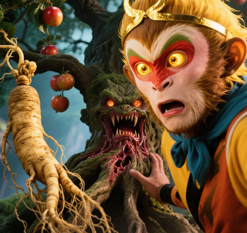 为何孙悟空要推倒人参果树?他到底用火眼金睛看到了什么秘密?