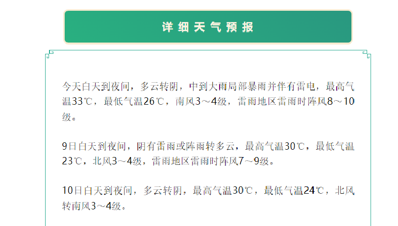 菏泽今天天气预报预报