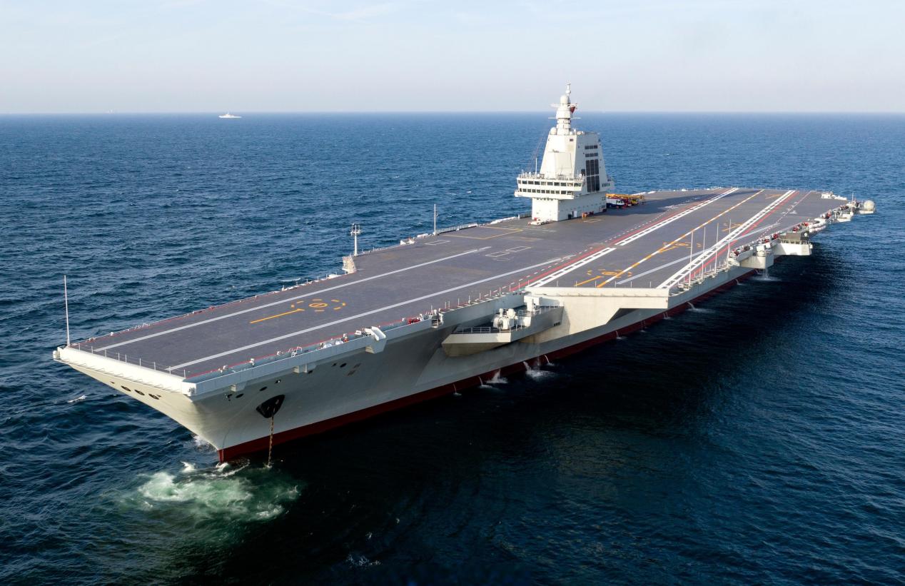 中国004航母装四套弹射器?美国优势还能保多久