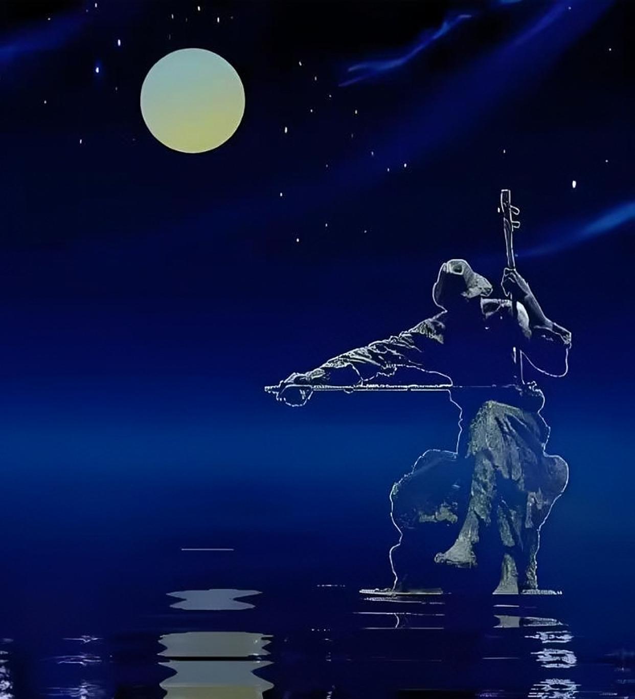 阿炳走了,无锡的人们,每晚还要听了《二泉映月》,才能安然入睡