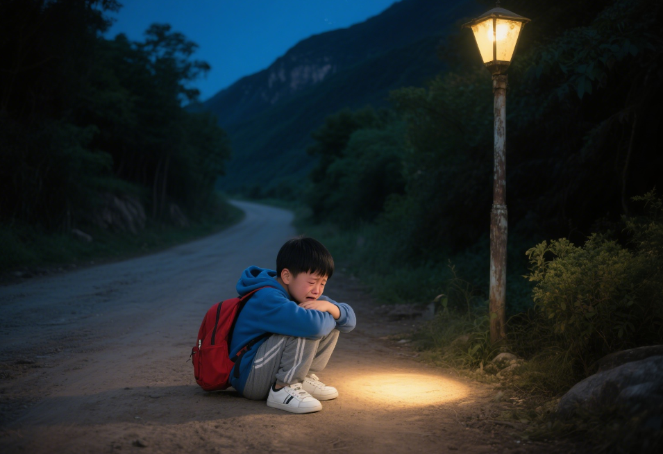 货车司机深夜遇迷路小孩,刚要下车帮忙,副驾妻子:别管赶紧走