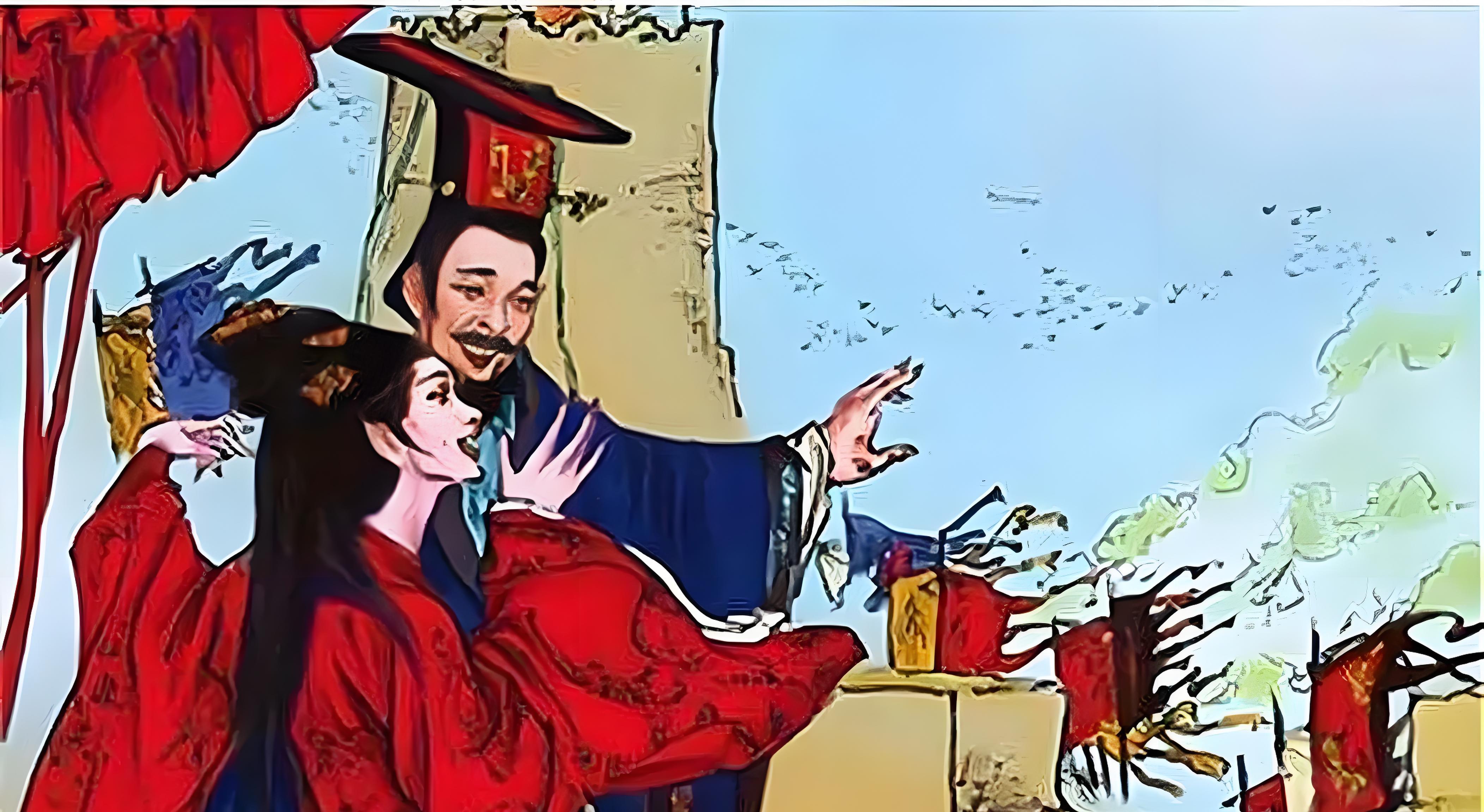 "烽火戏诸侯"中,美人褒姒因何发笑?周幽王死后她什么结局?