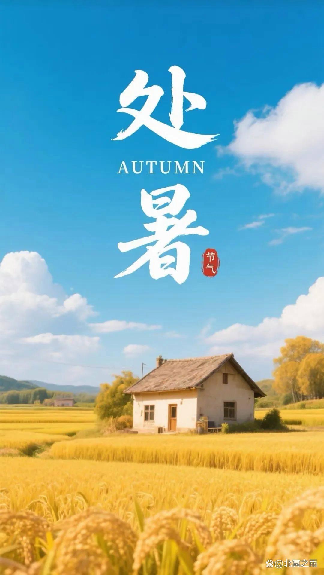 8月23日处暑处暑至秋风起人间正好处暑快乐