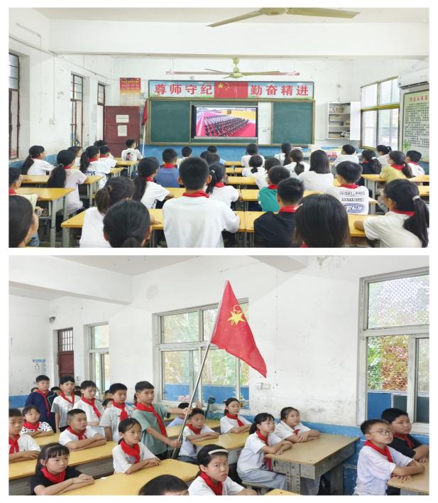 观看盛大阅兵,传承抗战精神