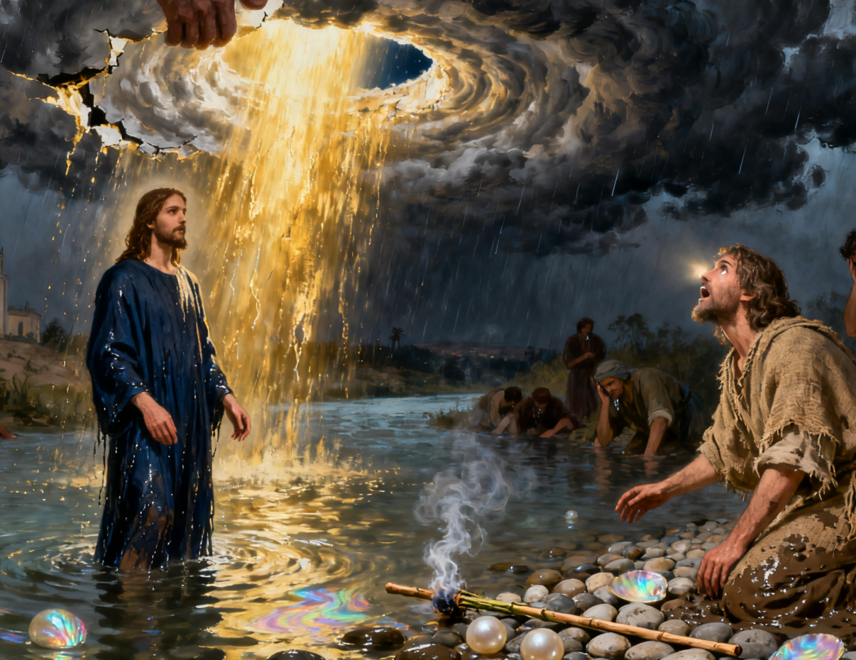 耶稣受洗时圣灵如鸽子降下,这个画面究竟向世人宣告了什么重大信息?