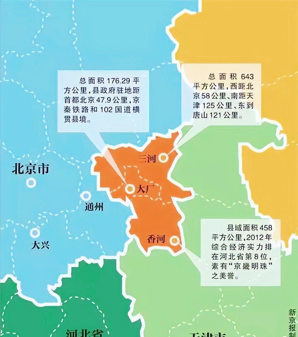 留在河北,还是并入京津,廊坊北三县最佳归属地在哪里?
