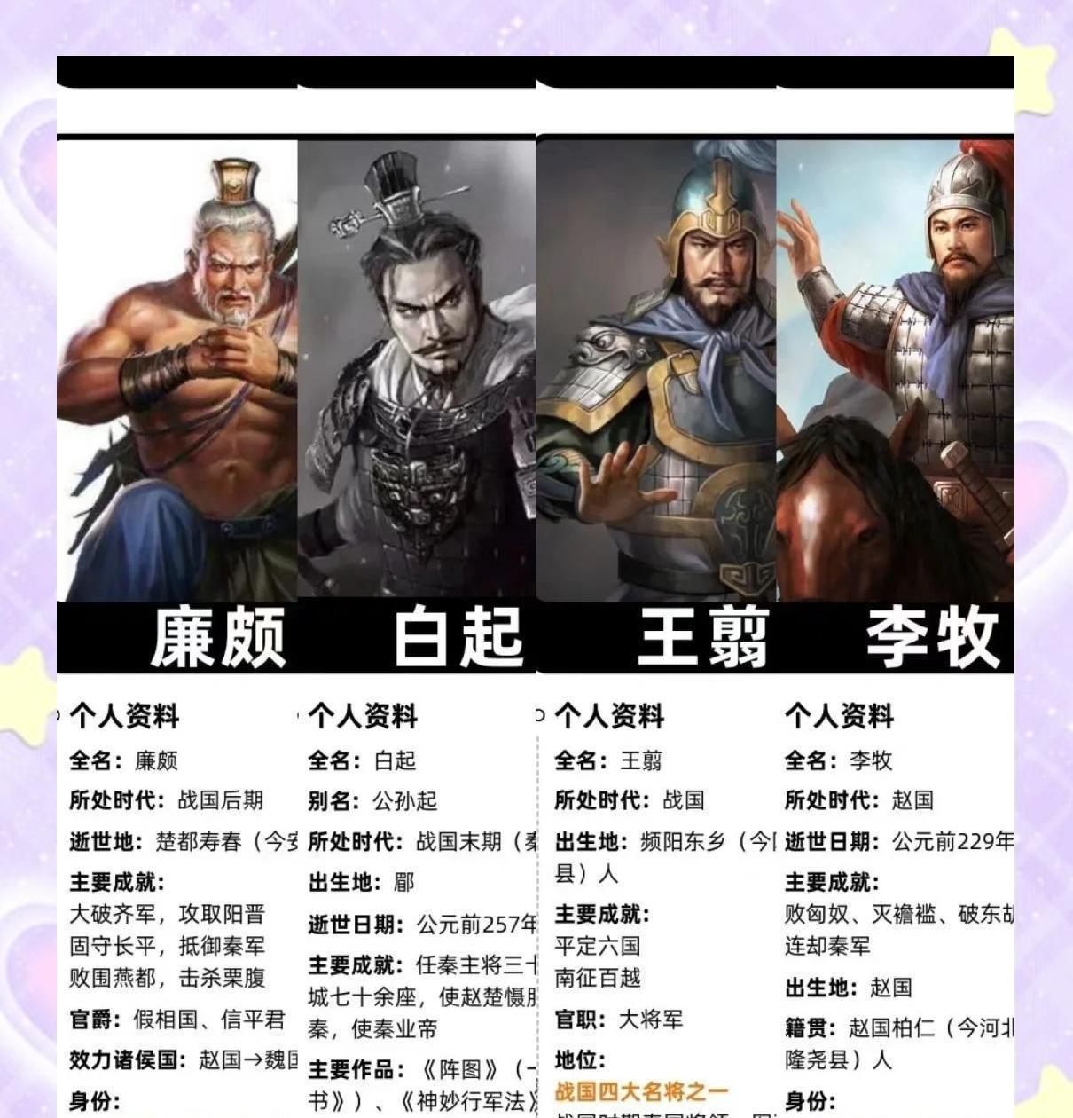 战国四大名将两人遭遇不测,一人郁郁而终,王翦为何能善终?