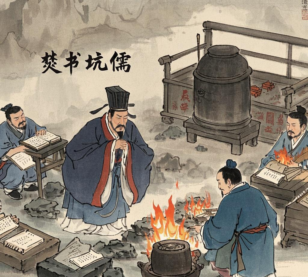 因"焚书坑儒",所以秦朝依赖法家治国?这是彻底误解