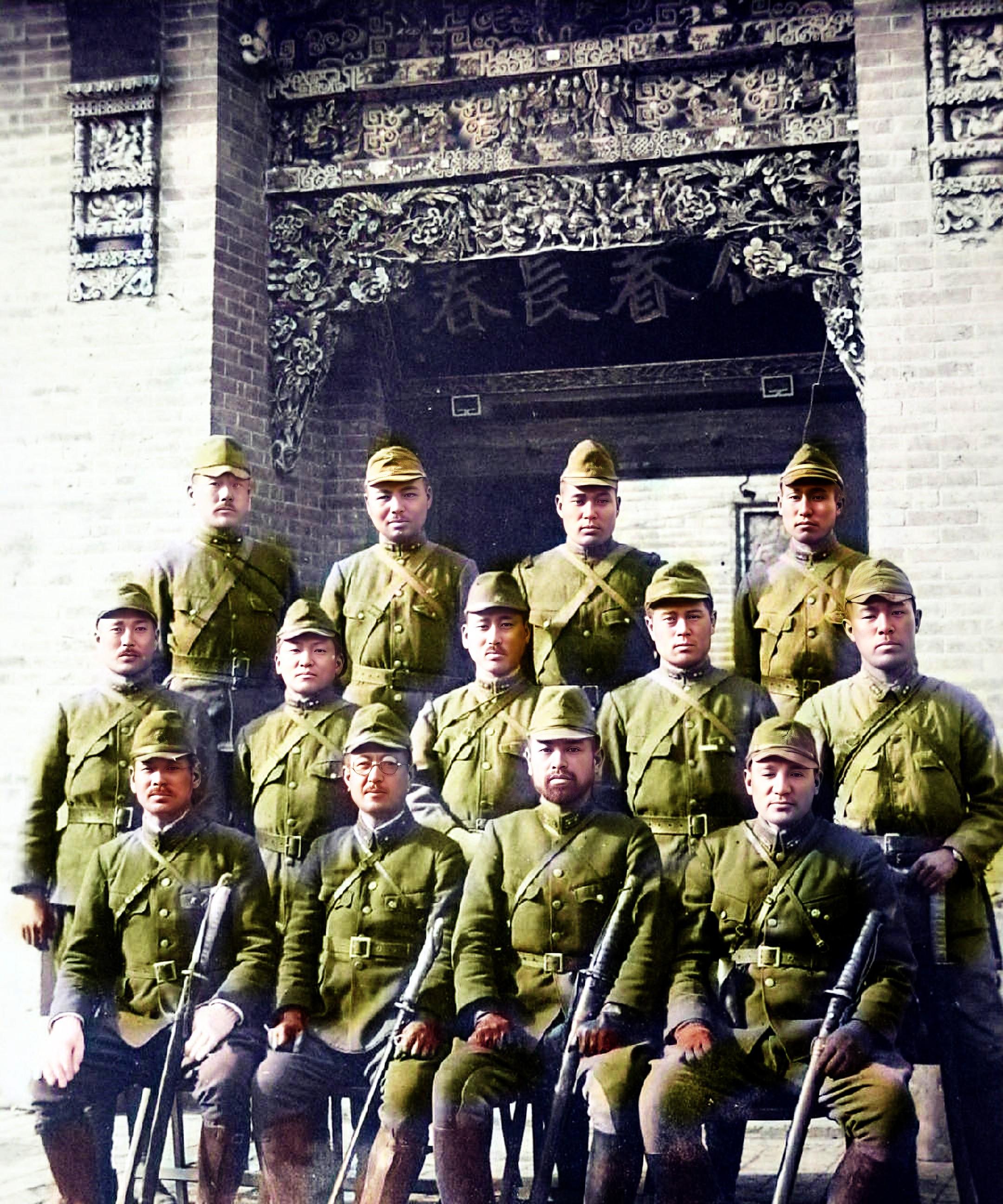 一组1938年拍摄的山西太原旧影像来源于侵华日军的私人照片集