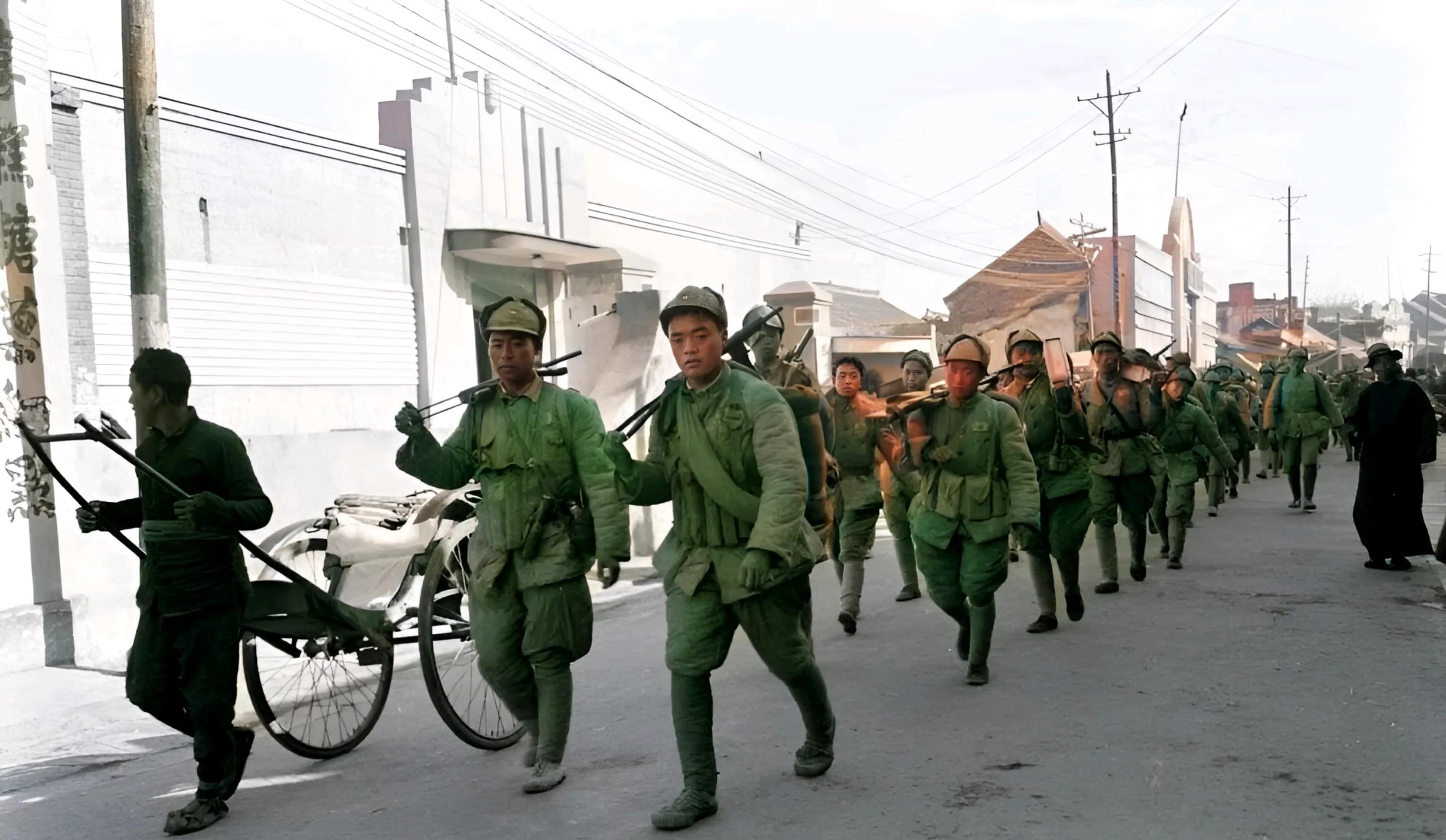 解放战争时期国民党军队的珍贵历史照片