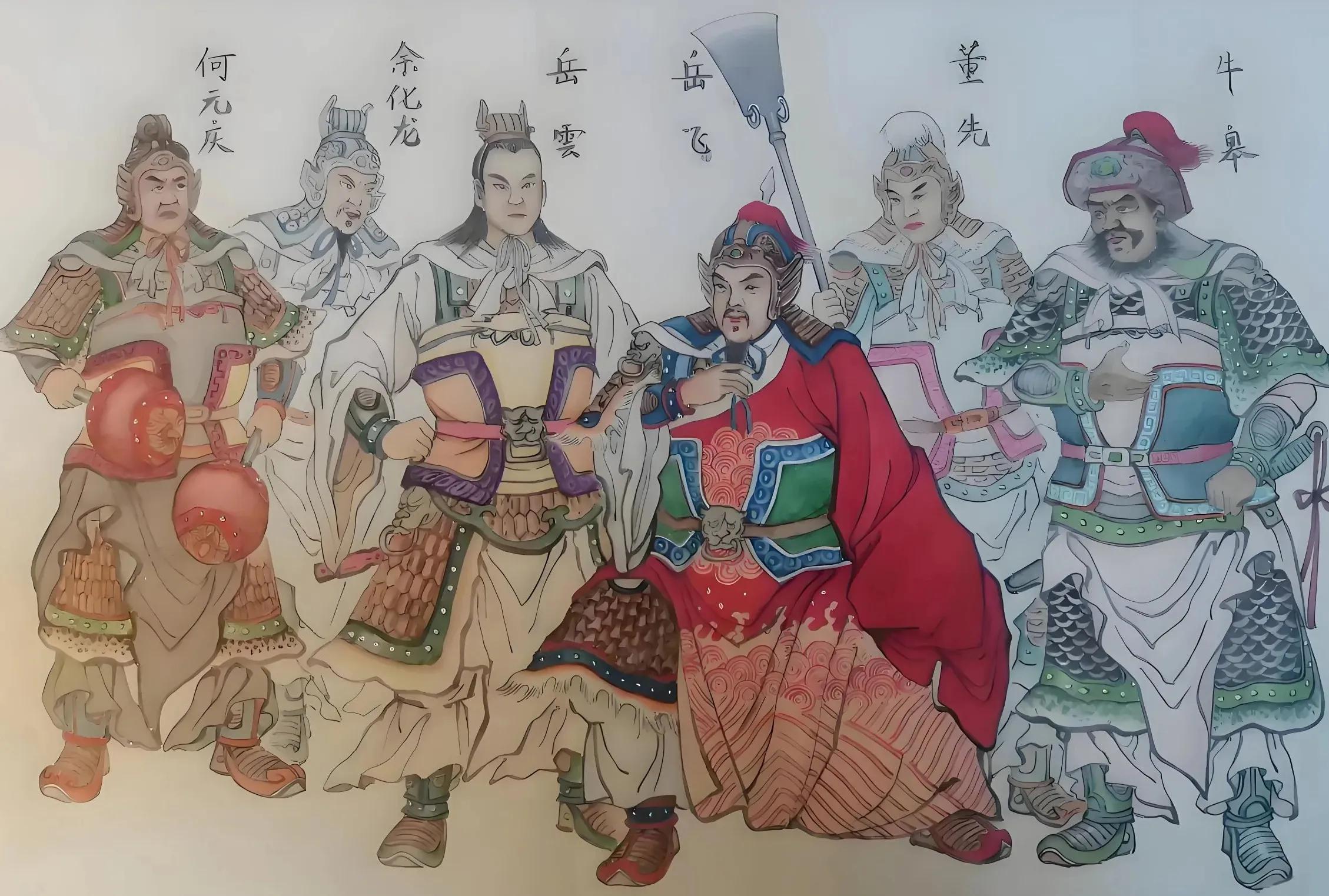 岳家军39位猛将朱仙镇称雄:两戟六棍八锤十二刀十二枪包括哪些人?