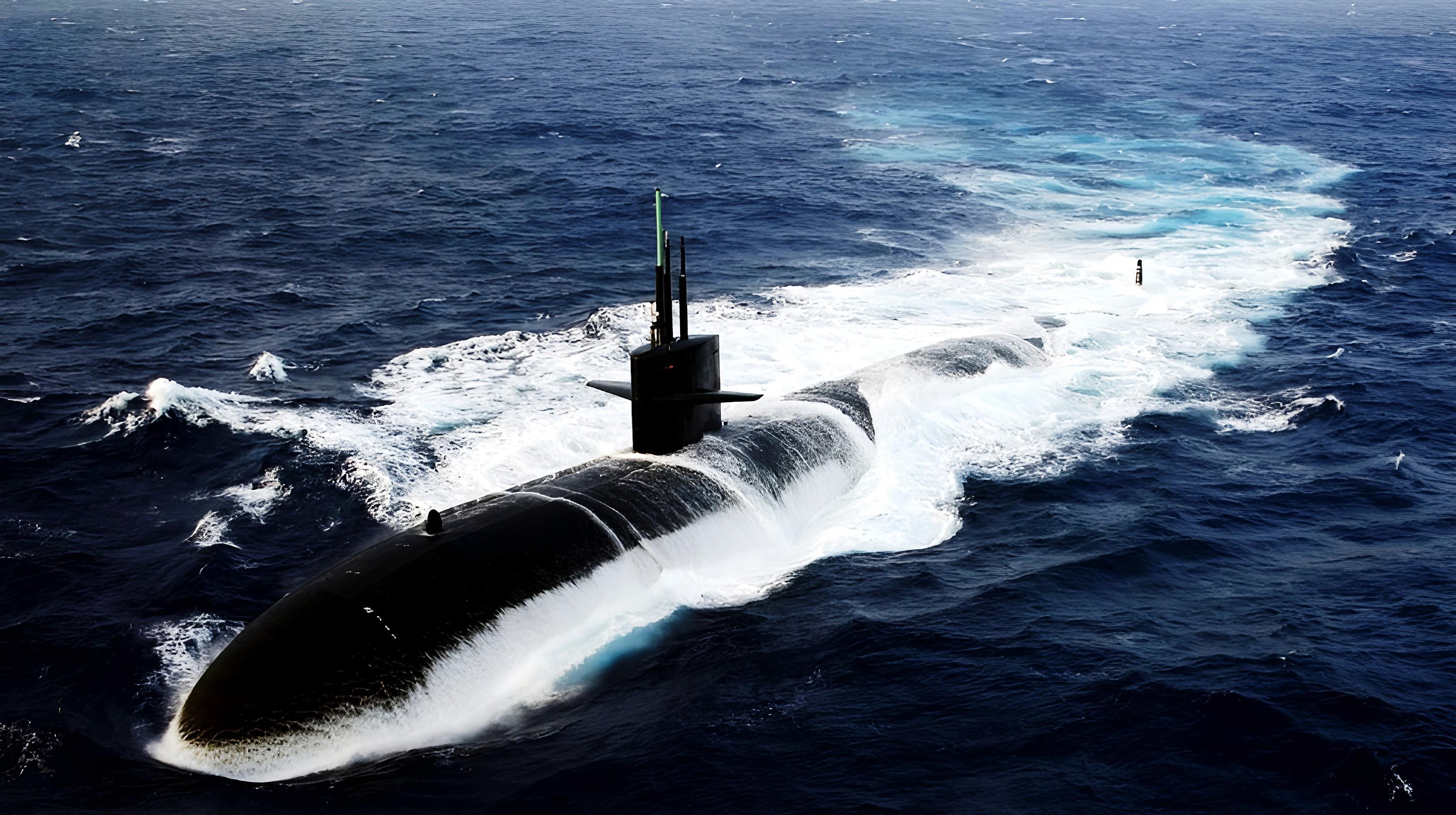 美军核潜艇潜入南海,154枚导弹气势逼人,刚露头即遭捕获