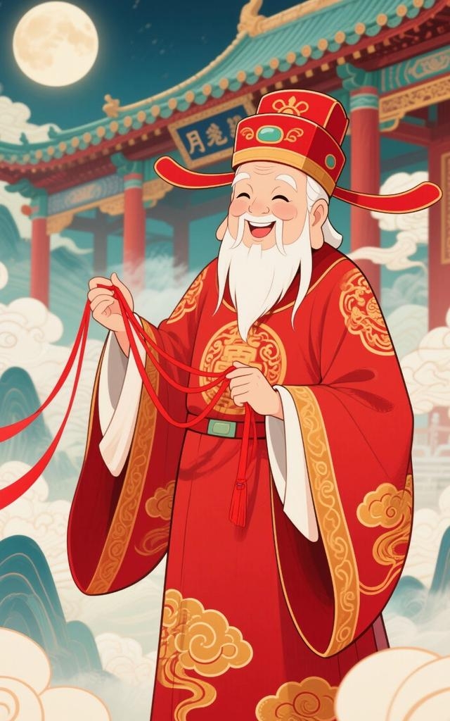 月老的红线正为你牵起期盼的温暖