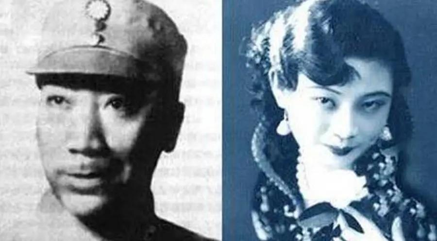 胡蝶与戴笠彩色真照呈现蝶笑妩媚无双笠威仪庄重傲然自成风范英姿