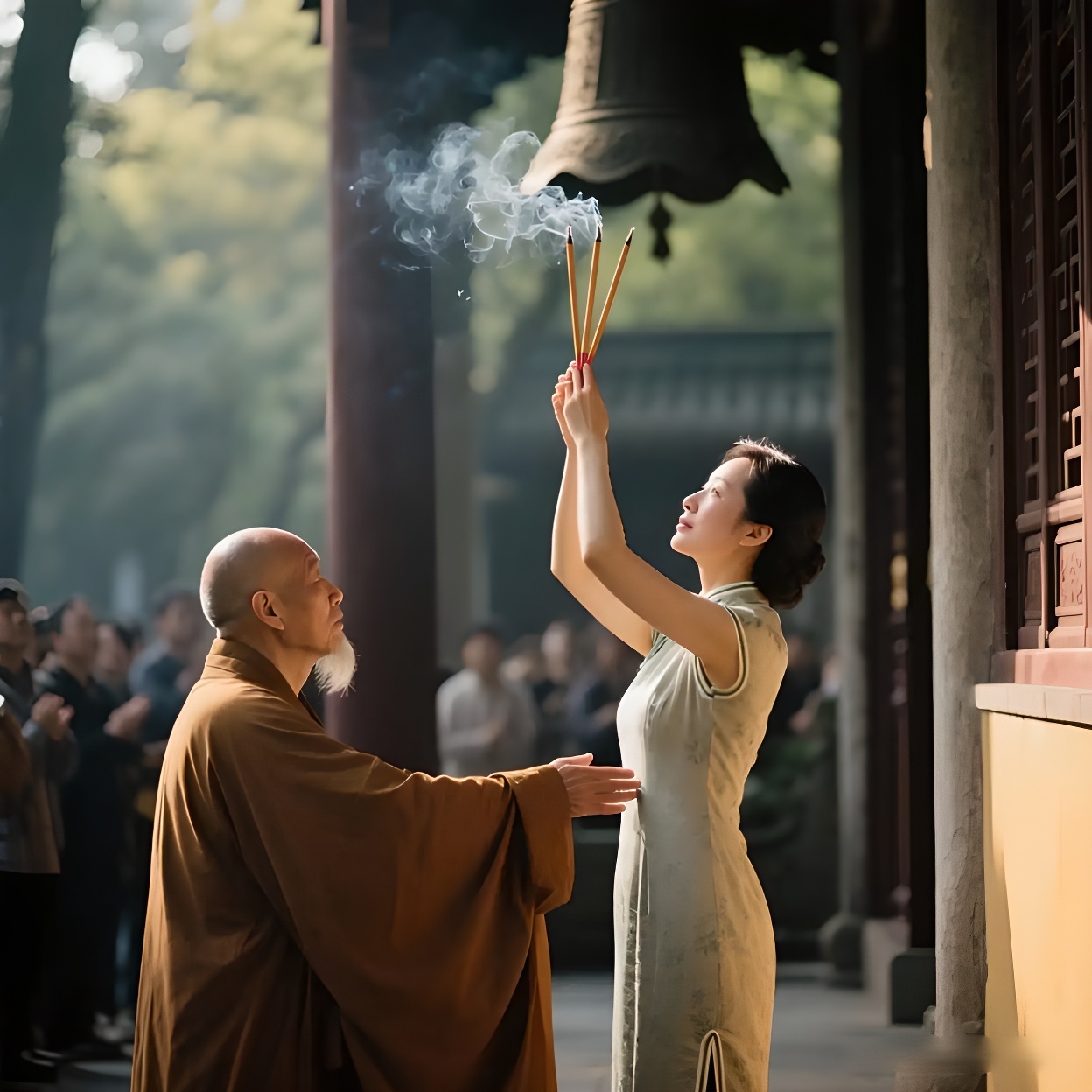 寺庙烧香,一个简单的动作大有学问,多数人都做错了,快看看