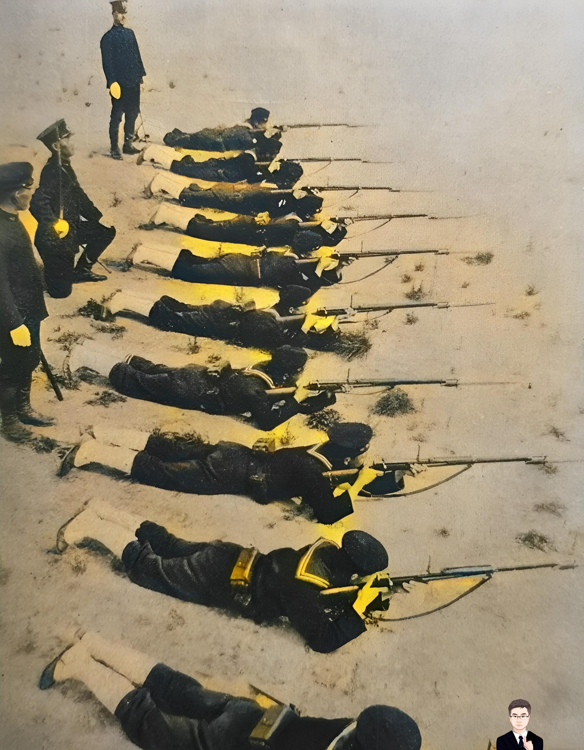 老照片:伪满新闻社记录的"满洲国军队"