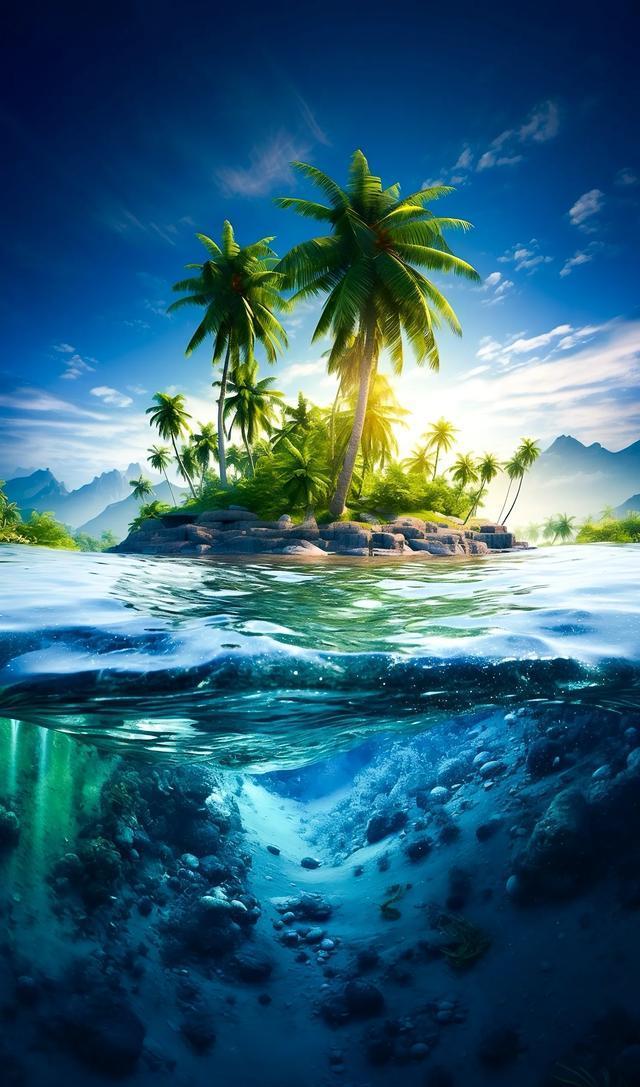 iphone17壁纸新体验4k水下风景如何让手机秒变"马尔代夫窗口"?