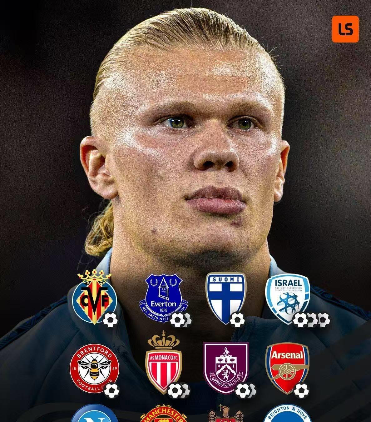 冲金!哈兰德接连12场破门进22球追平c罗,挪威有望直通世界杯