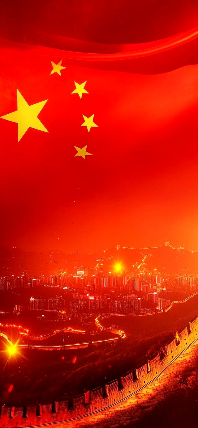 5款壁纸:五星红旗飘扬
