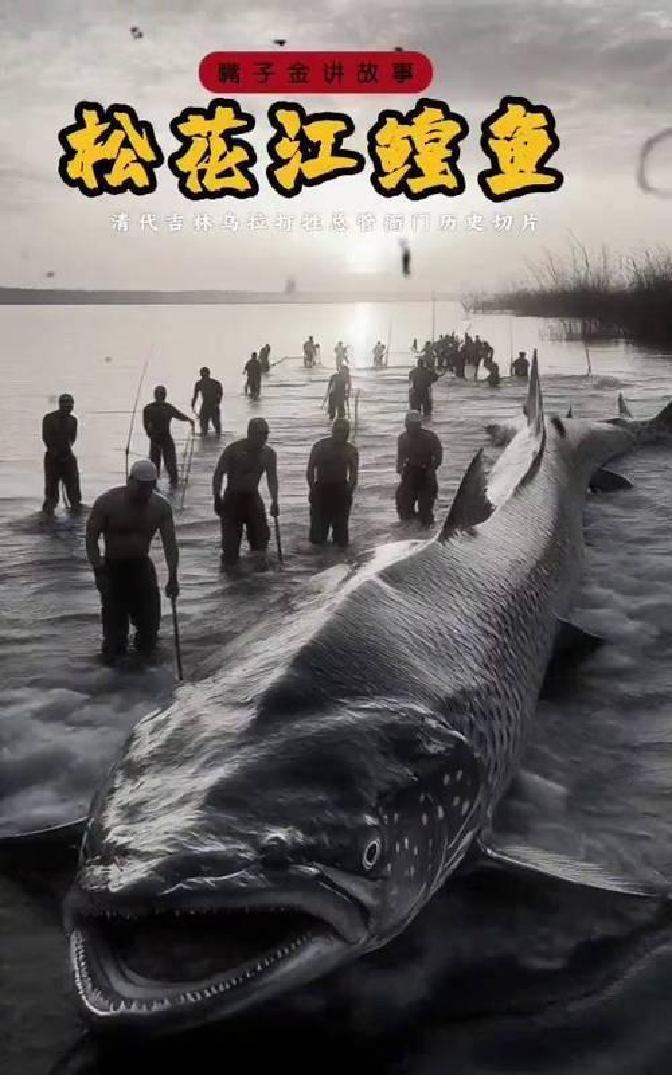我舅老爷一生在松花江捕鱼,曾捕获超600斤的鲟鳇鱼
