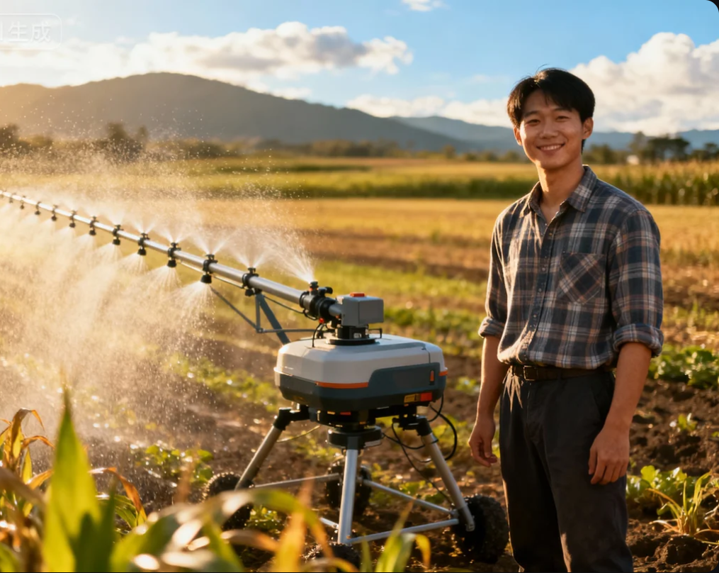 毕业后装了台灌溉机器人帮爸妈浇地,刚用三次就被农科院监测到,隔天