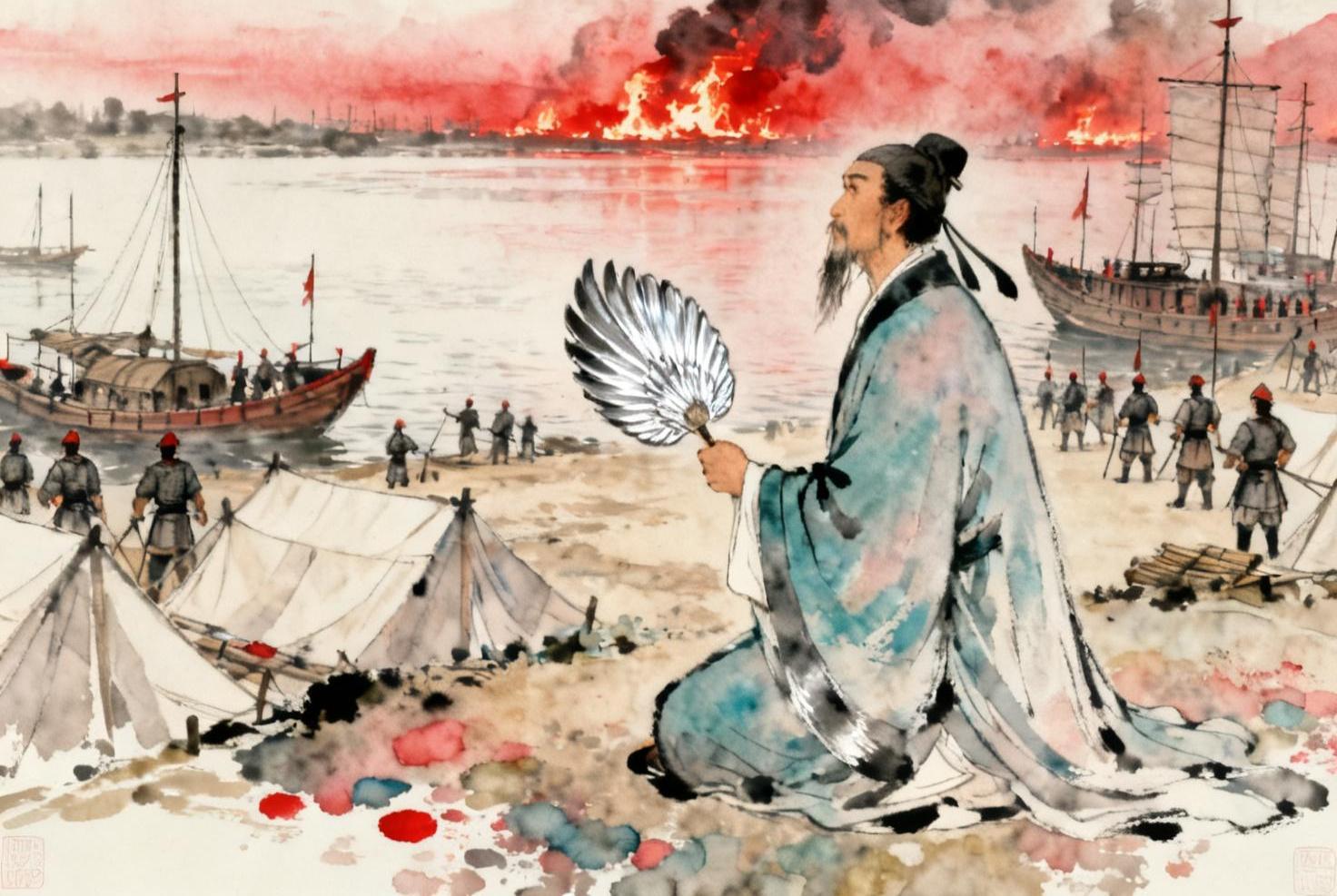 诸葛亮借东风,靠的不是法术,而是他读懂了《易经》中这一页