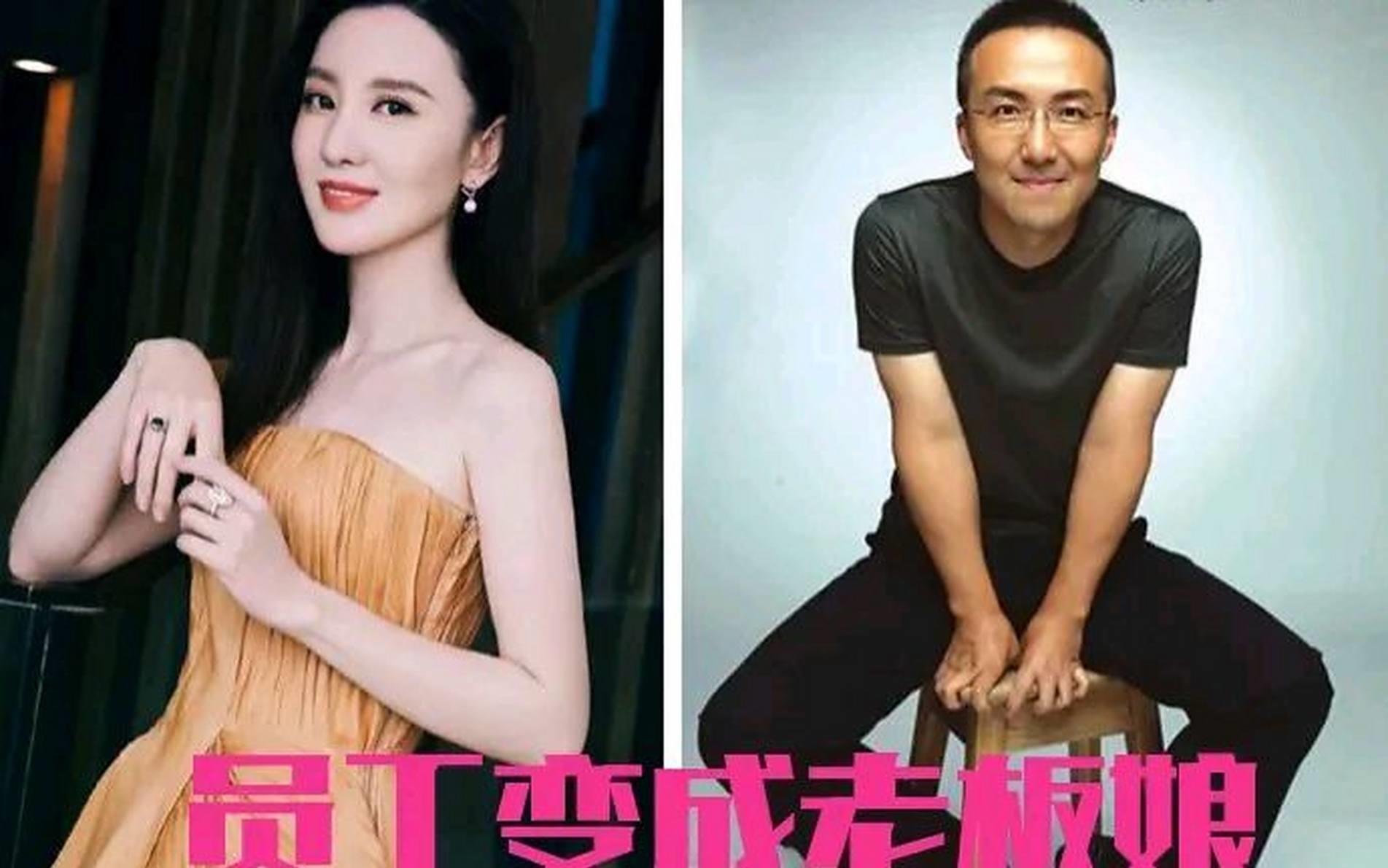 44岁张萌与50岁丈夫在商场接吻