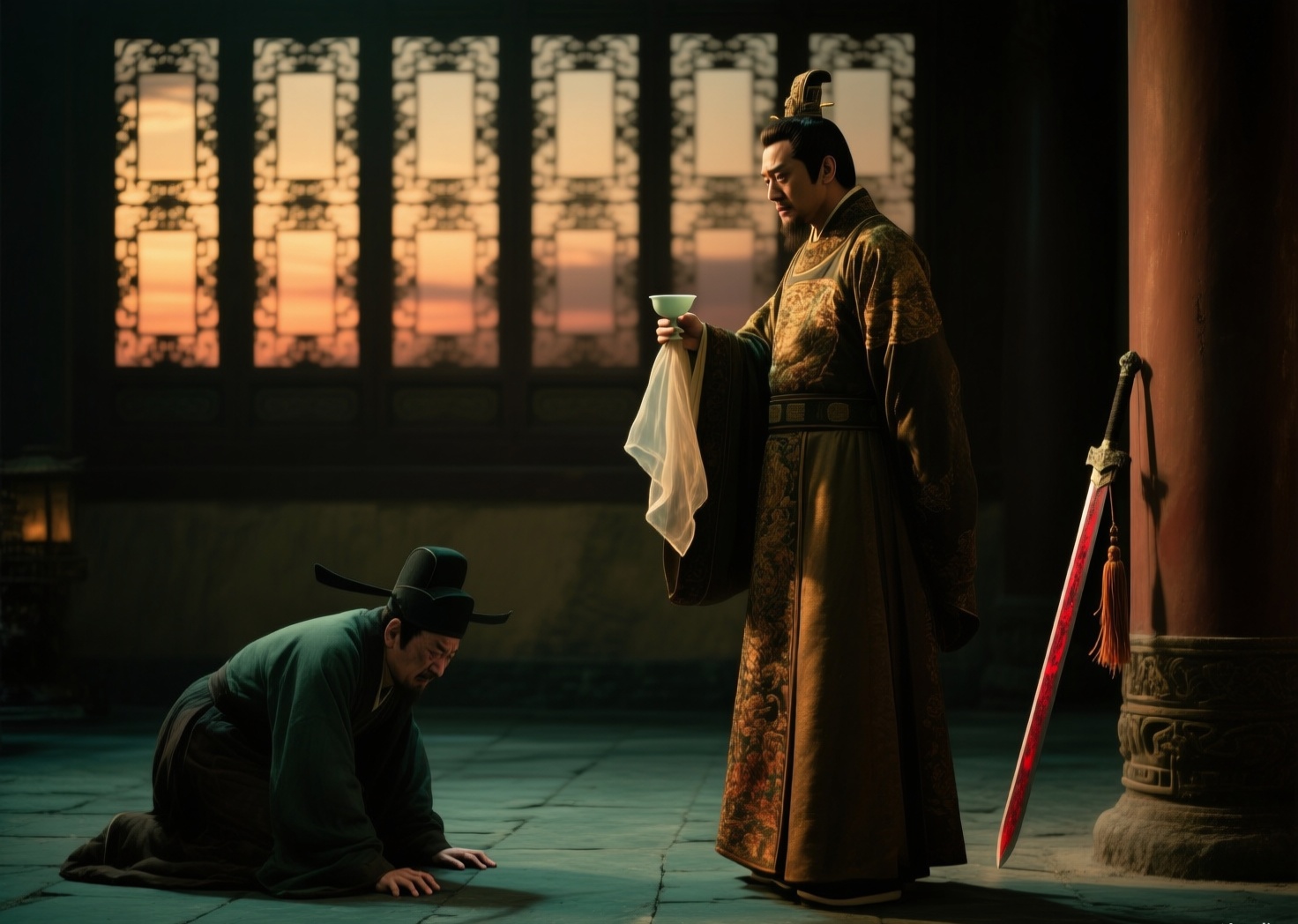 朱温去张全义家做客,张全义进献两美妾