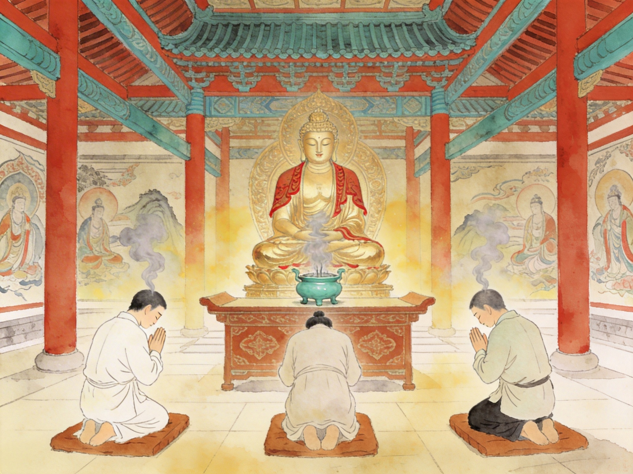 寺庙祈福的优美句子,寺庙祈福的优美句子6字
