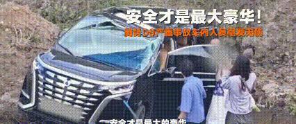 腾势D9翻滚数圈坠入深坑，一家老小竟毫发无伤？这组朋友圈合影刷屏了！-有驾
