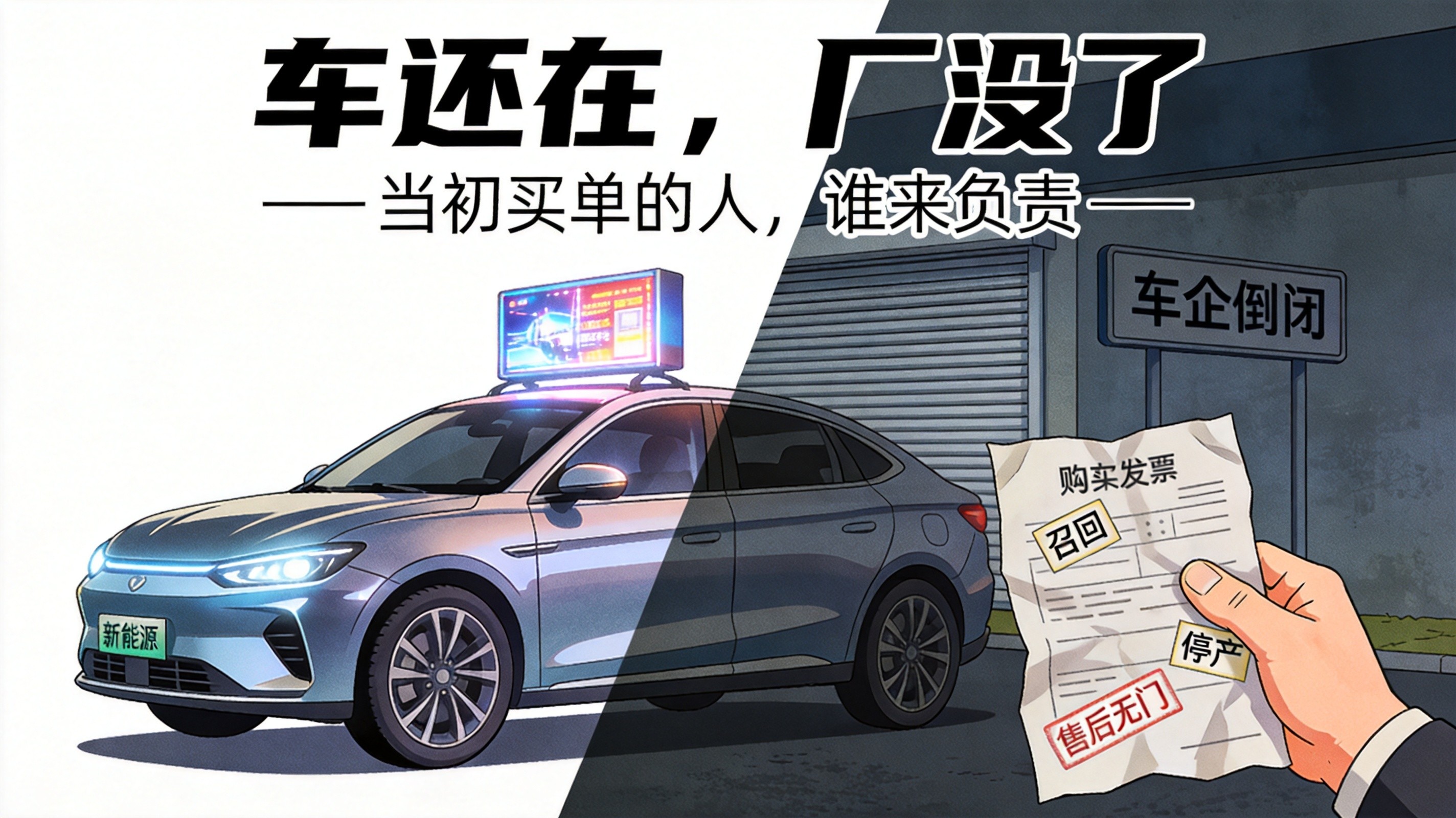 ▲ 图:车还在,厂没了
